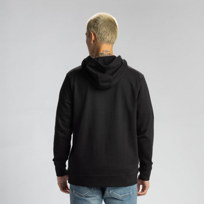 French Terry Pullover Hoodie (Archive) in Black