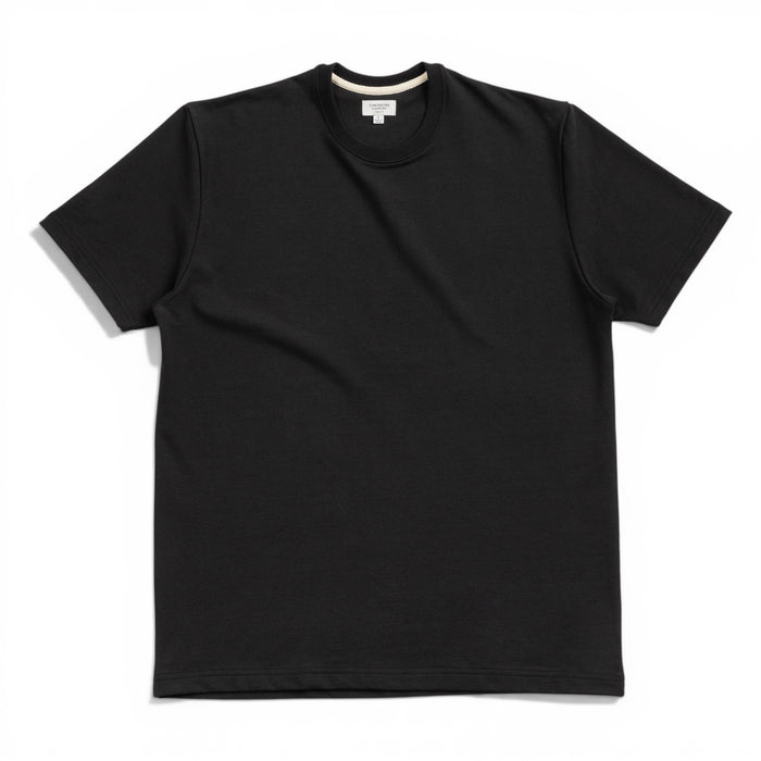French Terry Tee in Black