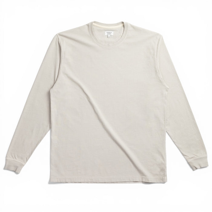 Long Sleeve Tee in Pumice Stone
