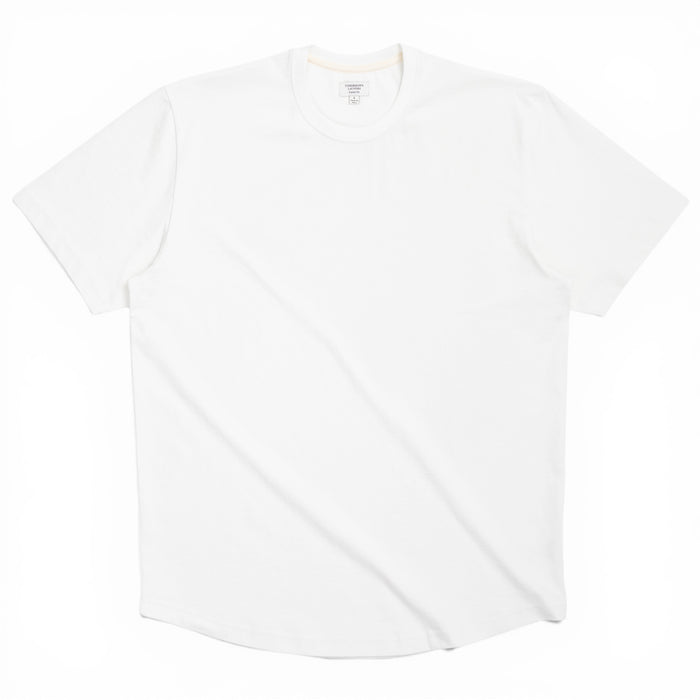 Scoop Tee in White