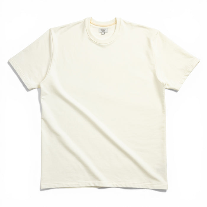 French Terry Tee in Ivory White