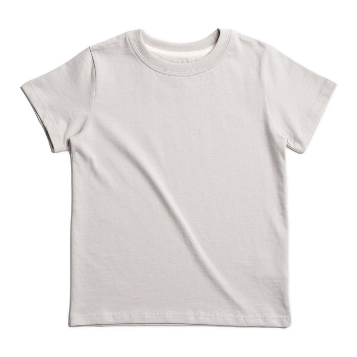 Kids Essential Tee in Pumice Stone
