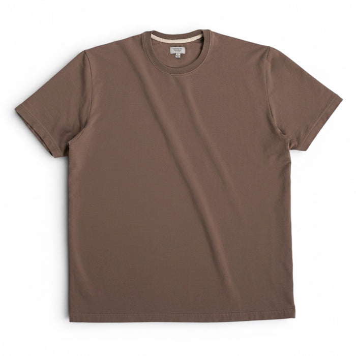 French Terry Tee in Truffle