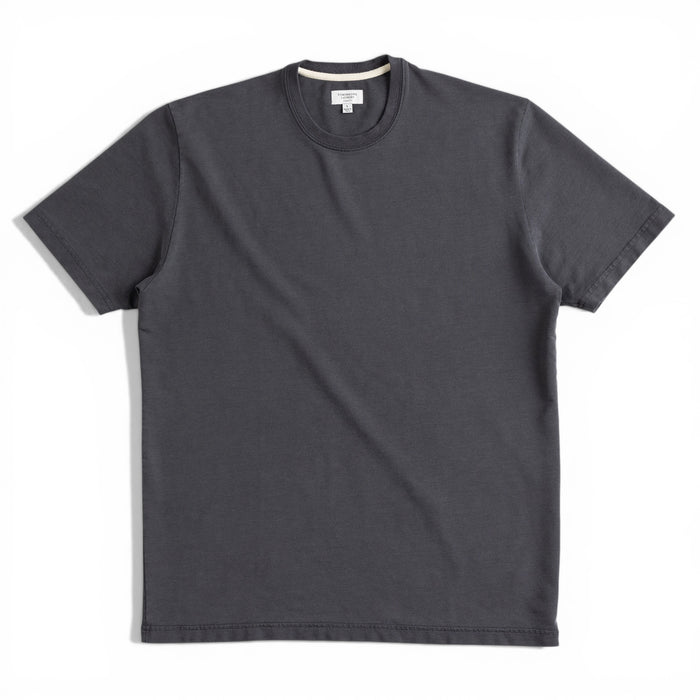 French Terry Tee (Archive) in Washed Black