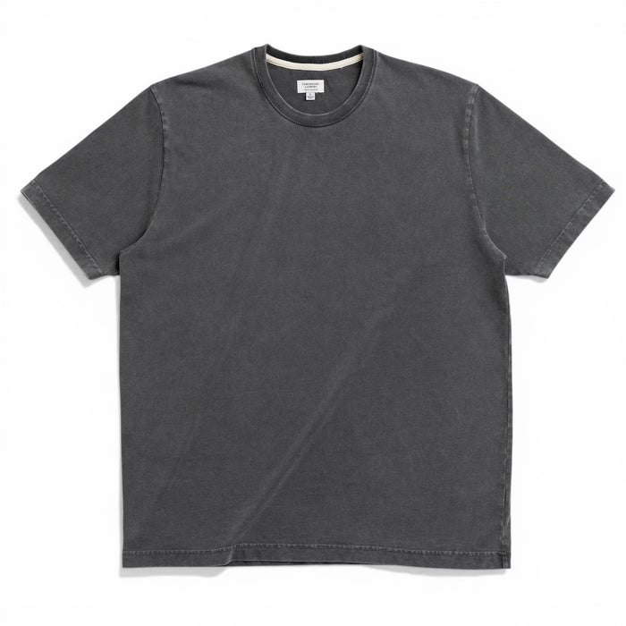 Essential Tee in Washed Pale Black